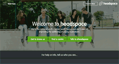 Desktop Screenshot of headspace.org.au